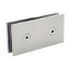 Latón sólido 180 grados Montaje de pared Offset Bisagras de puerta de ducha de placa trasera SC504