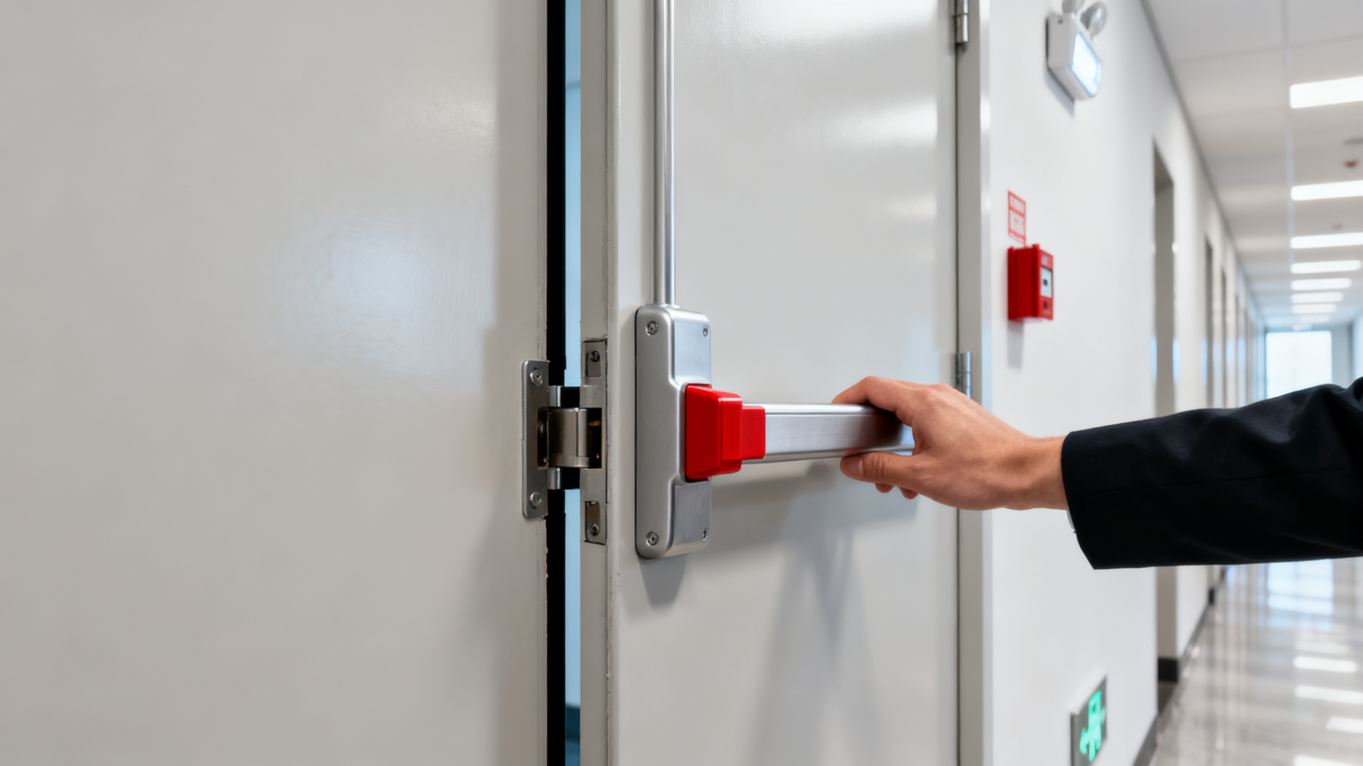 ¿Qué es el hardware de pánico para las puertas?