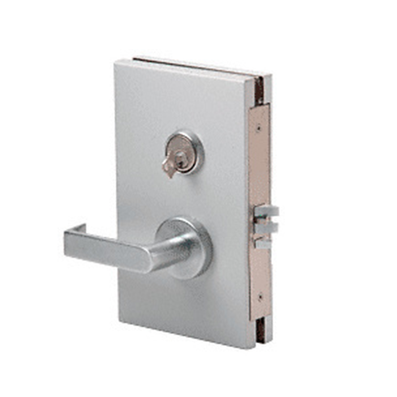 Hardware de la puerta de vidrio de oficina 6 "x 10 " Lock central del aula