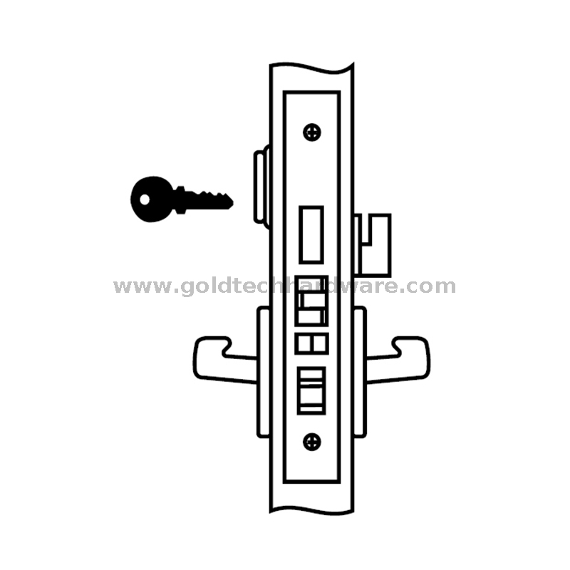 Cilindro de cerradura de puerta de embutir cilíndrico barato al por mayor de fábrica