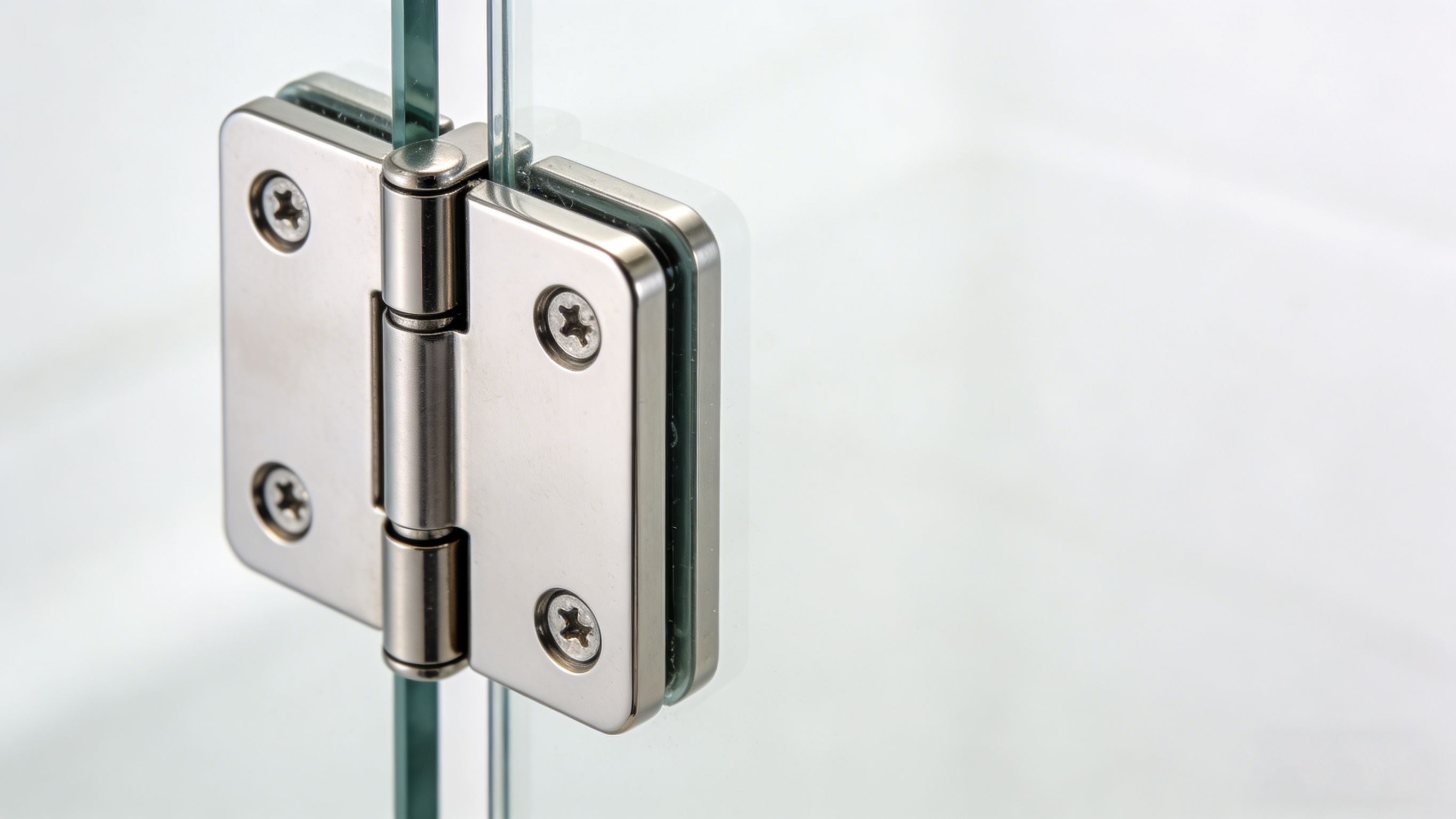 Bisagra de ducha de vidrio