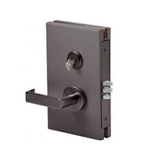 Hardware de la puerta de vidrio de oficina 6 "x 10 " Lock central del aula