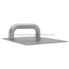 Manillón Acero Inox 115mm y Pulsador 160x160x2.0mm Escuadra 160x160 Placa fijación vista E100V-E4