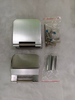 Bisagra de puerta de vidrio de aluminio, bisagra de puerta cuadrada Bisagra de puerta de oficina B422