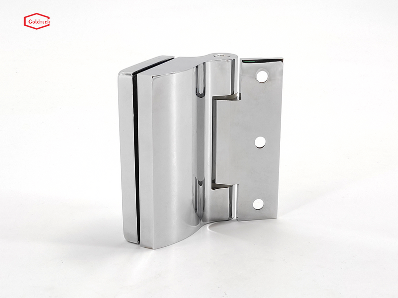 Bisagras de vidrio de aluminio Bisagra para puerta de ducha con pivote de marco