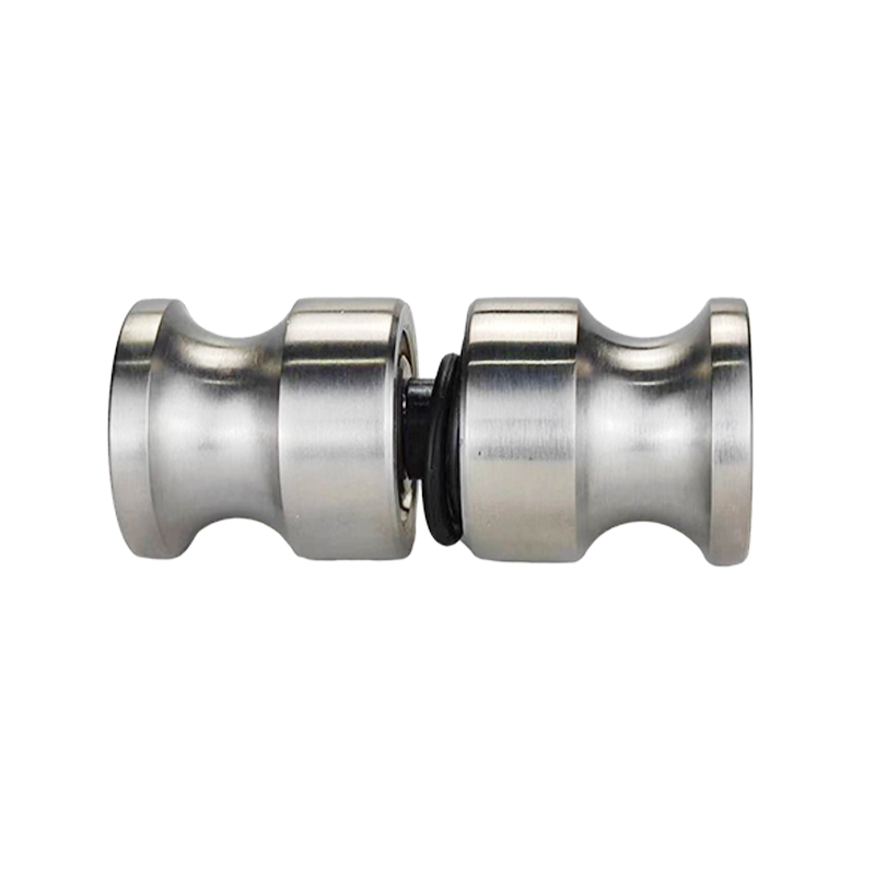 Hardware de ducha de hardware de acero inoxidable puesta de vidrio sk011