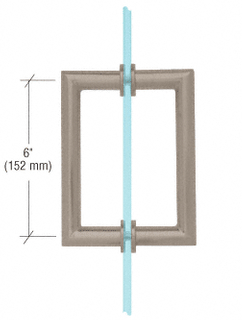 Manija de puerta de ducha, tirador cuadrado, manija de puerta de vidrio de acero inoxidable para baño, para puerta de vidrio