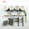 Kit Puerta Corredera Acero Inoxidable Doble Rodillos I104