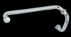 BM Series 6 "Pull Many y 12 " Combinación de barra de toalla con lavadoras de metal L300